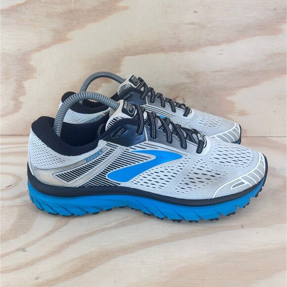 Brooks -Adrenaline GTS 18 -Running Shoes -Gray/Blue -Women's -9.5(B)-1202681B114 - Picture 1 of 9